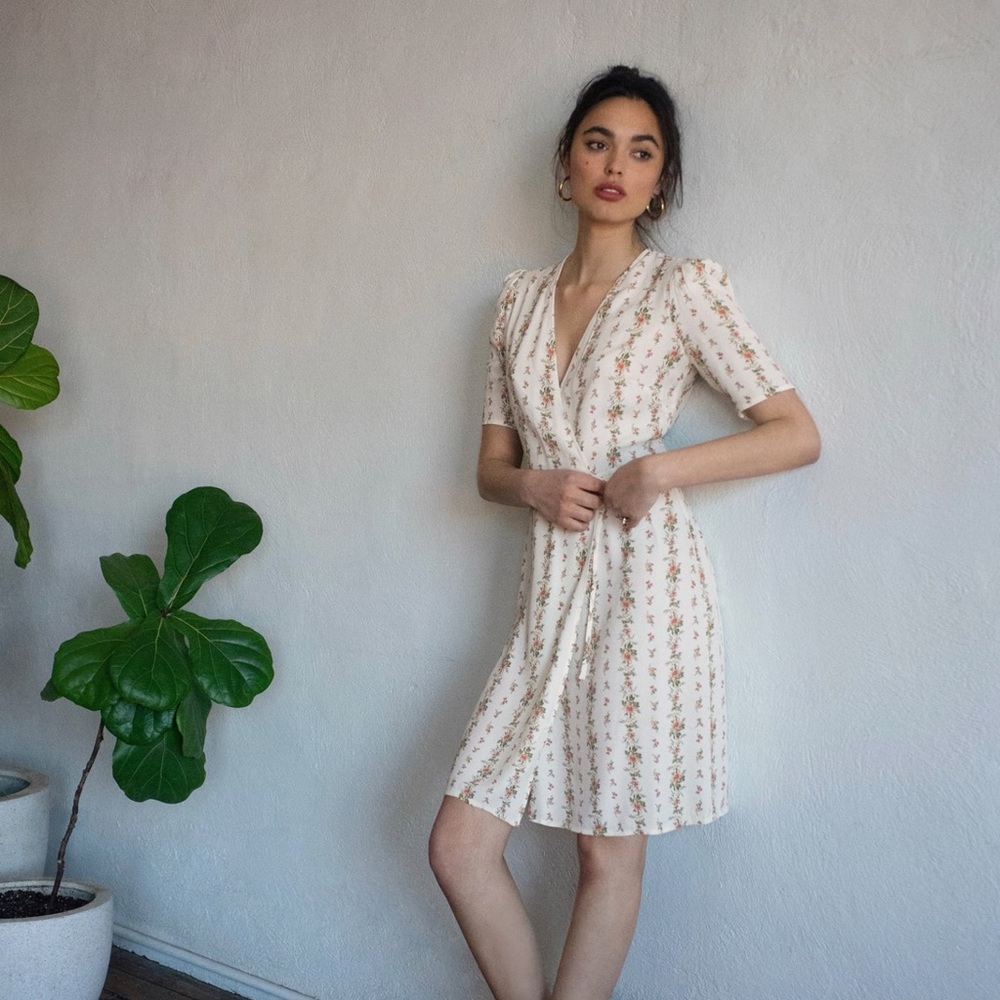 Reformation Laurent Dress in Poppyseed, XS
